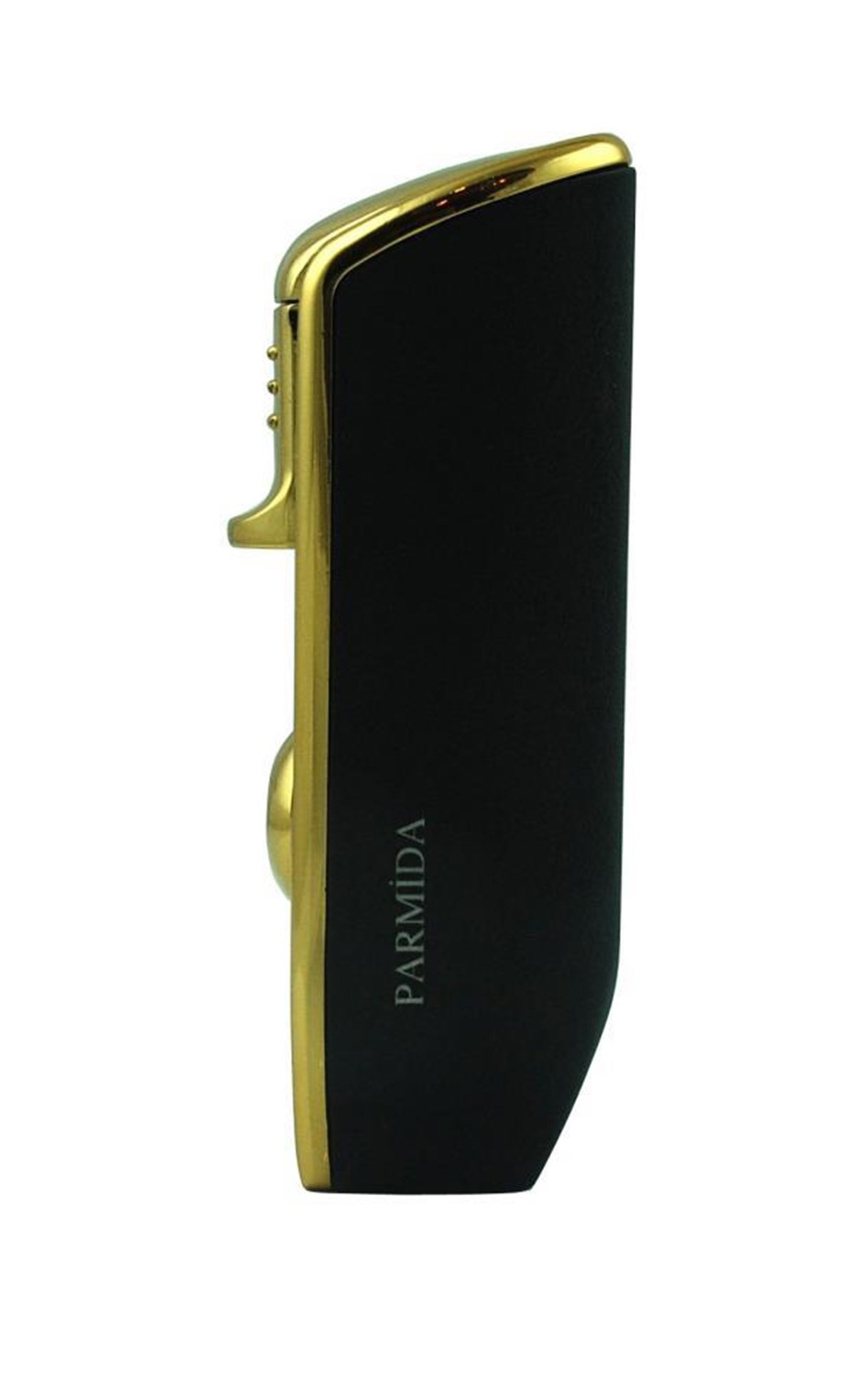 Parmida 3 Torch Pürmüz Siyah-Gold Puro Çakmağı