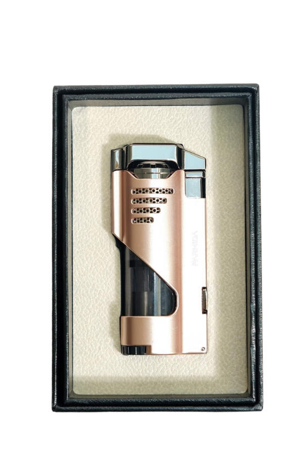 Parmida 3 Torch Pürmüz Delicili Bronz Gunmetal Metal Puro Çakmağı