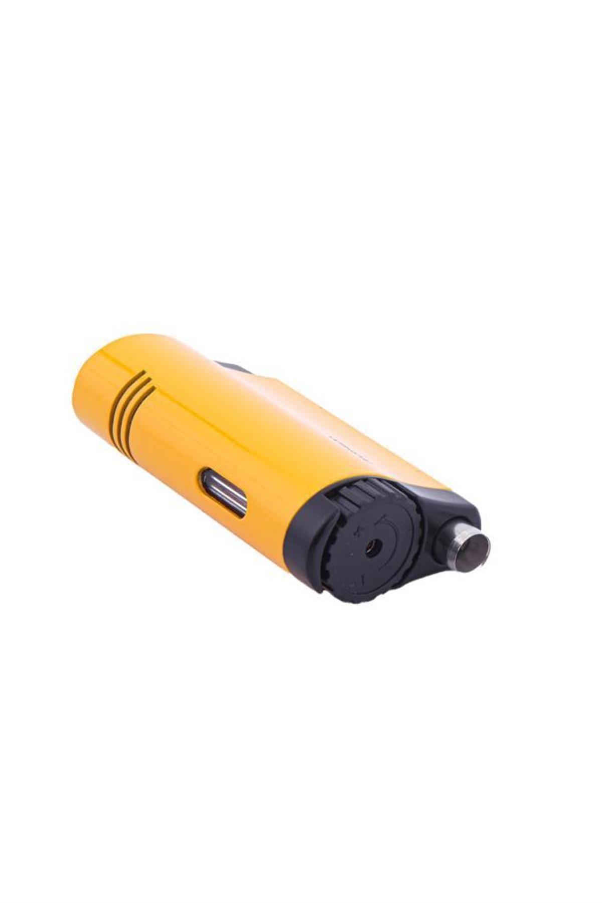 Parmida 3 Torch Pürmüz Sarı Puro Çakmağı