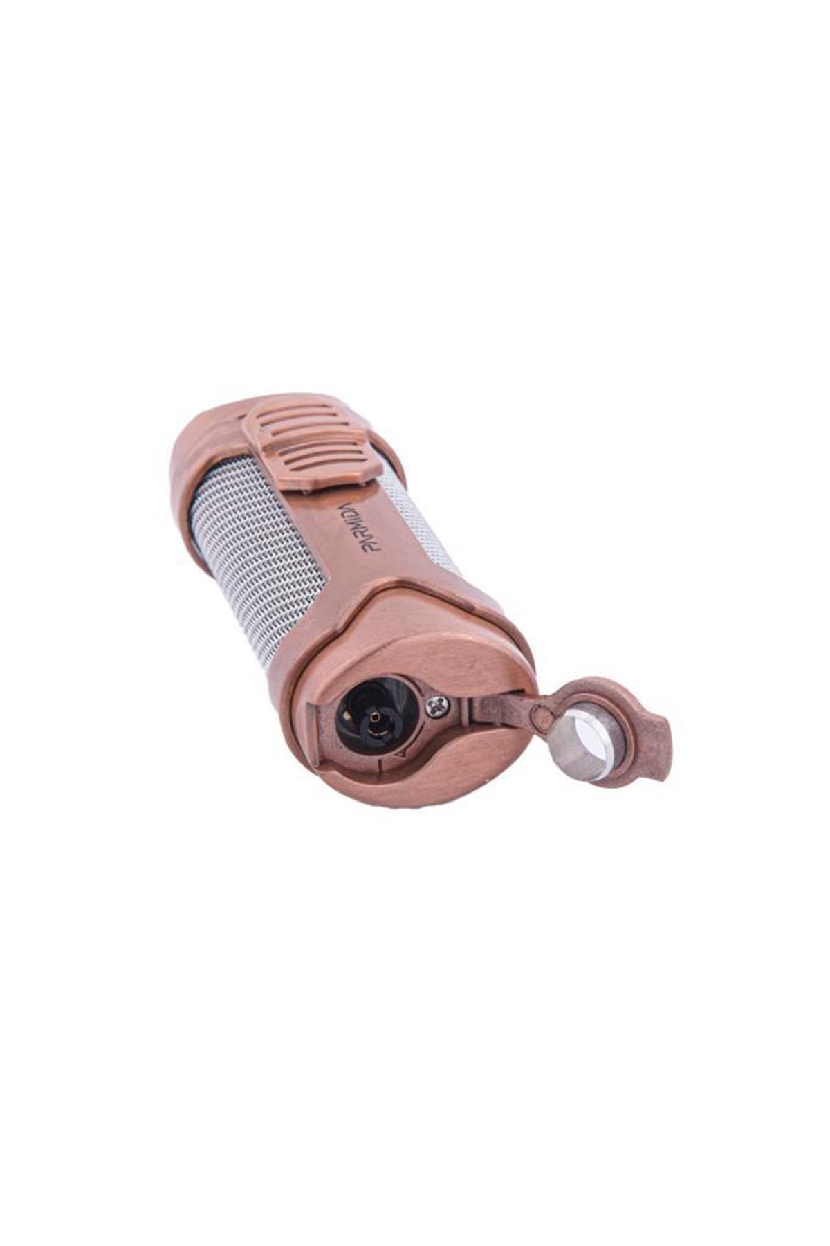 Parmida 3 Torch Pürmüz Bronz-Gümüş Puro Çakmağı