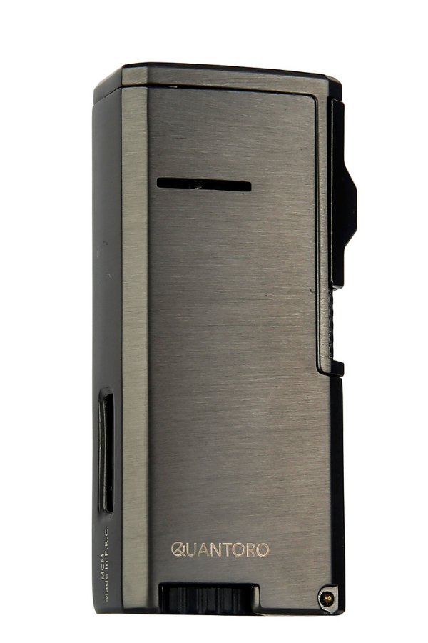 Quantoro 3 Torch Pürmüz Delicili Gunmetal Metal Puro Çakmağı