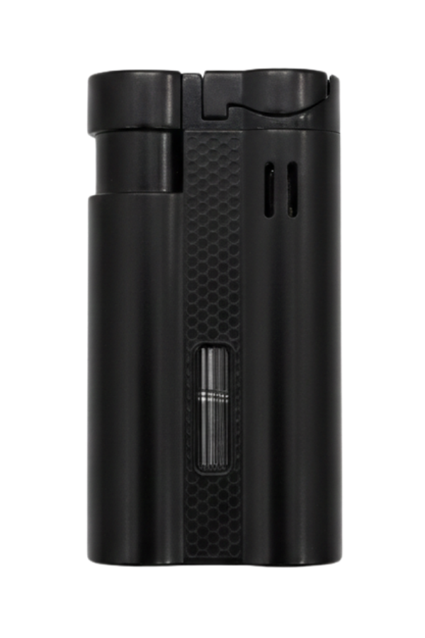 Quantoro 3 Torch Pürmüz Siyah Metal Puro Çakmağı