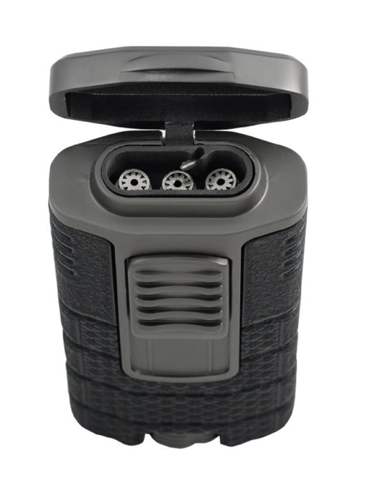 Xikar Tactical Triple Lighter Black Gunmetal Puro Çakmağı