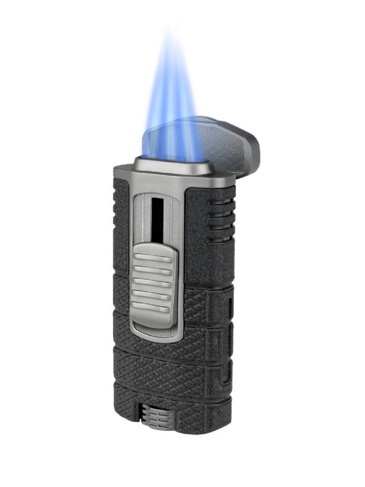 Xikar Tactical Triple Lighter Black Gunmetal Puro Çakmağı