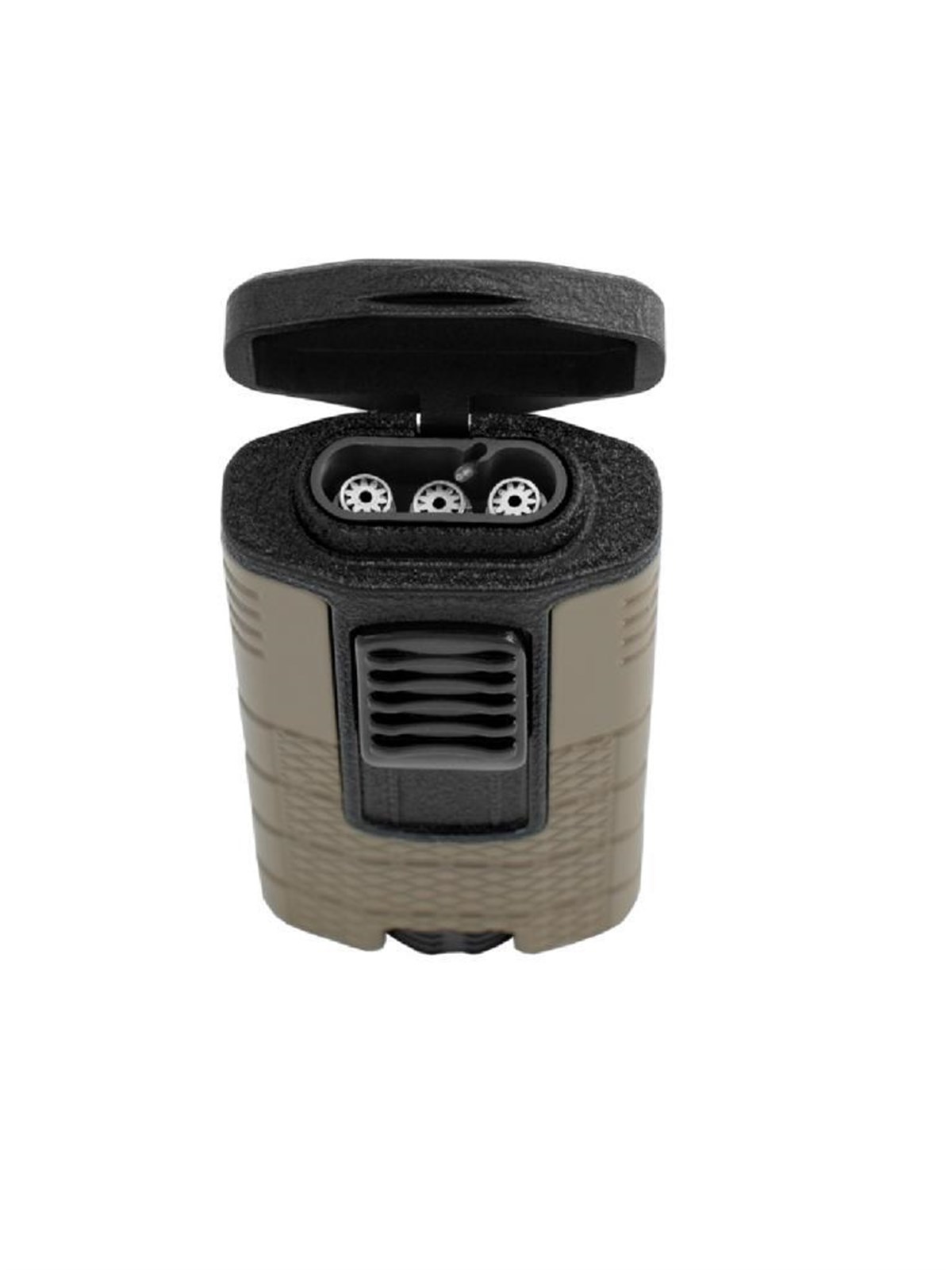 Xikar Tactical Triple Lighter Tan Black Puro Çakmağı
