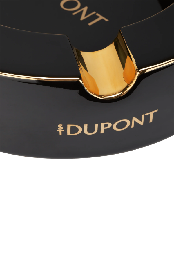 S.T. Dupont Siyah Gold Porselen Üçlü Puro Küllüğü 6737