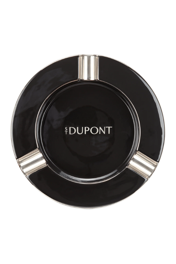 S.T. Dupont Siyah Beyaz Porselen Üçlü Puro Küllüğü 6727