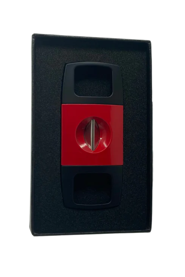 PQ Kırmızı Siyah V Metal Puro Makası Kesici