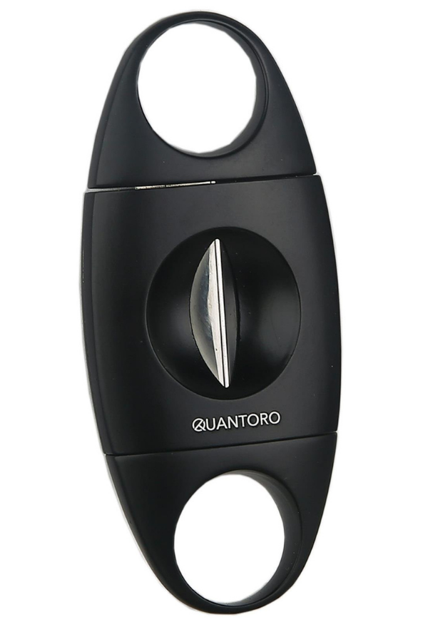 TRZ2002,Quantoro Siyah Metal V-Cut Puro Makası Kesici