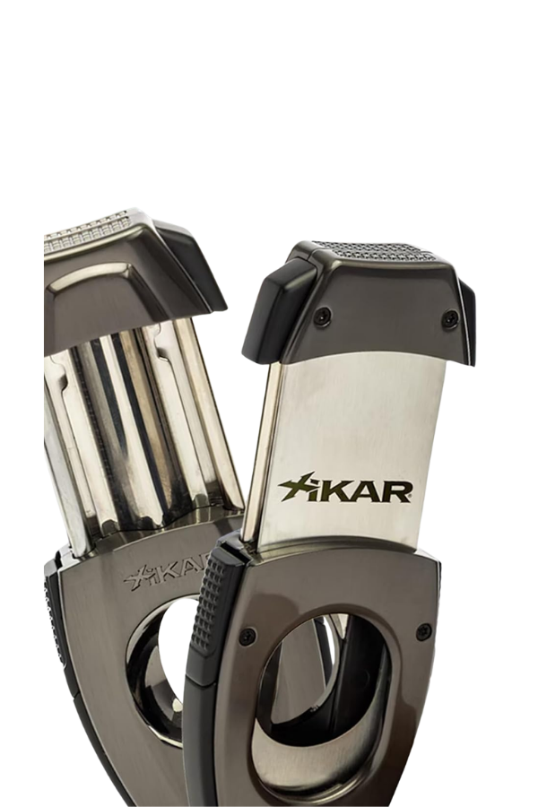 Xikar Flip Dual Gunmetal V & Düz Puro Makası Kesici