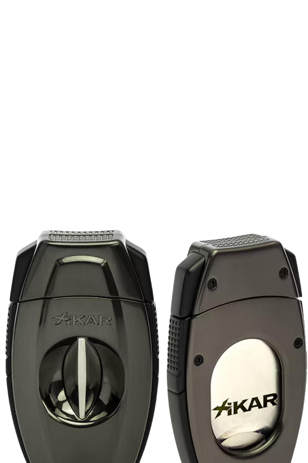 Xikar Flip Dual Gunmetal V & Düz Puro Makası Kesici