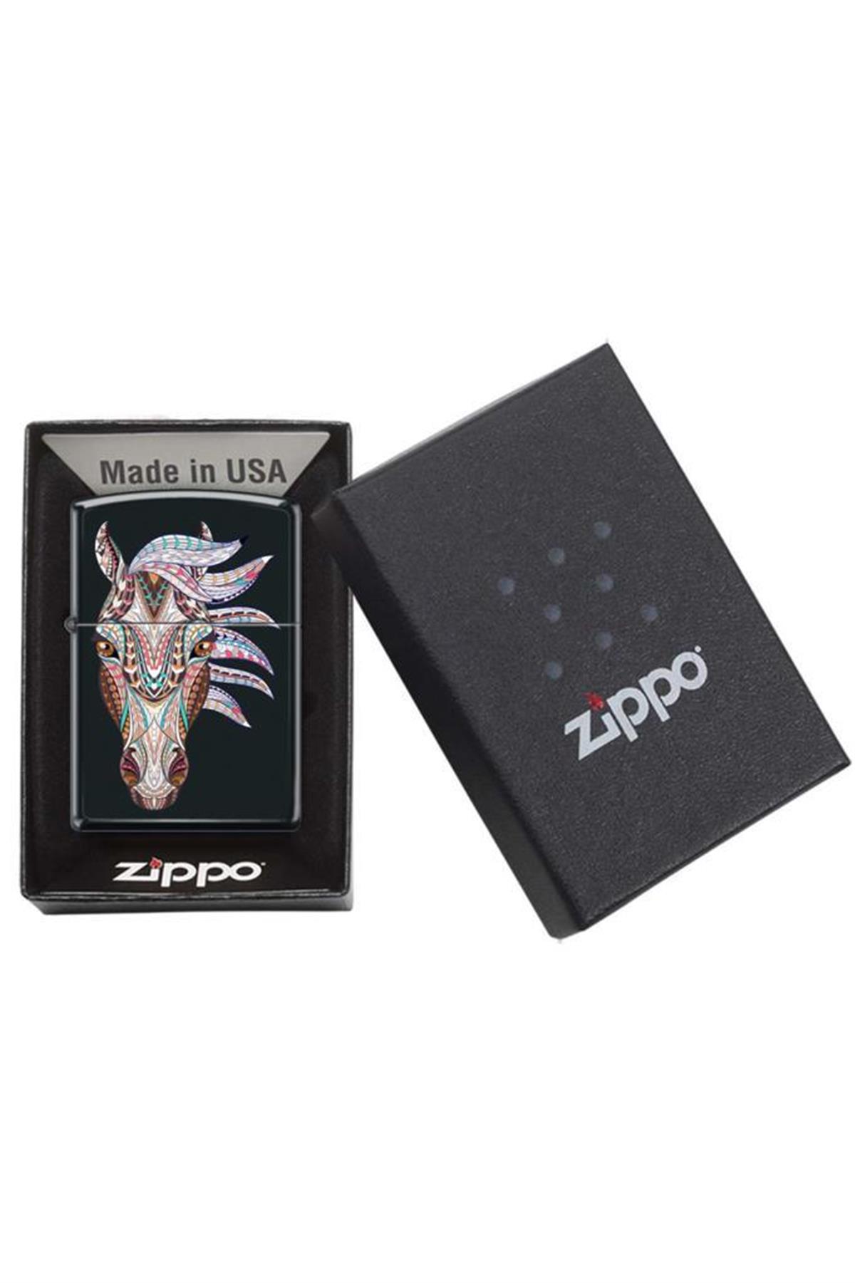 Zippo Çakmak 218-063337 Patterned Horse