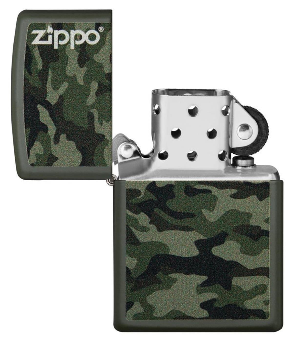 Zippo Çakmak 221-100747 Camo and Zippo Design