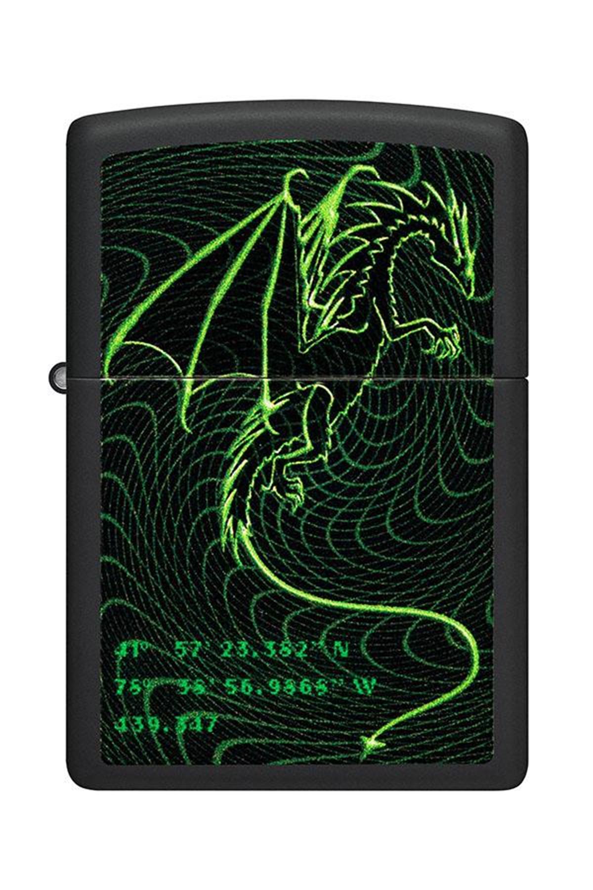 Zippo Çakmak 48497-100088 Cyberpunk Dragon Design
