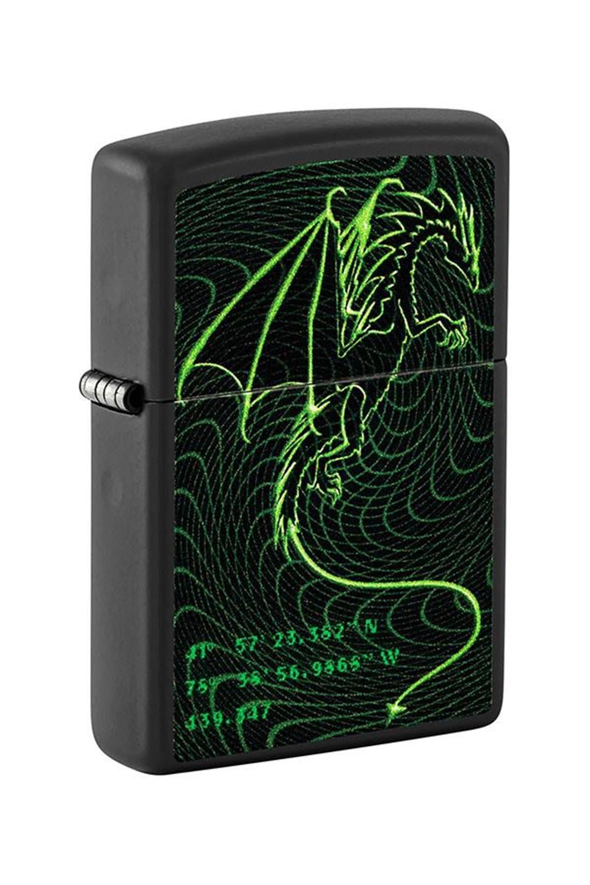 Zippo Çakmak 48497-100088 Cyberpunk Dragon Design