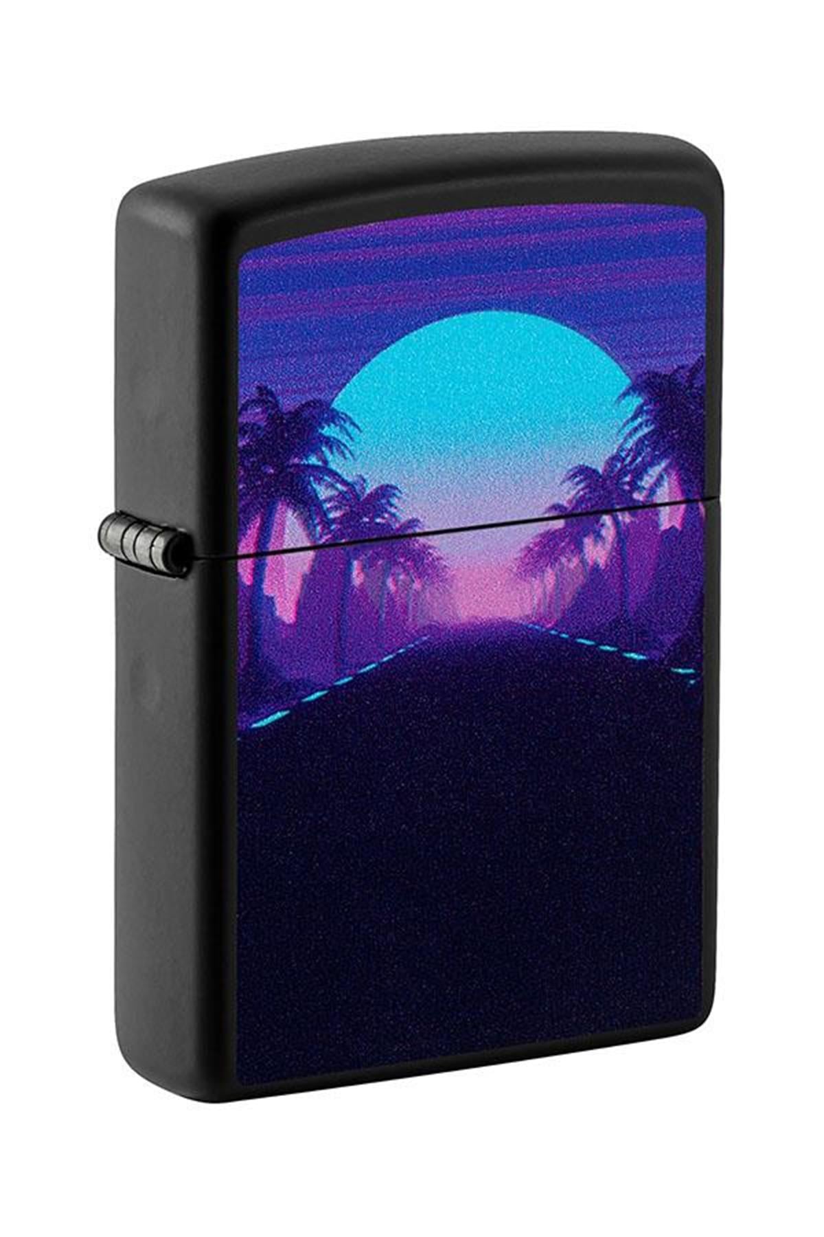Zippo Çakmak 49809-093925 Sunset Black Light Design