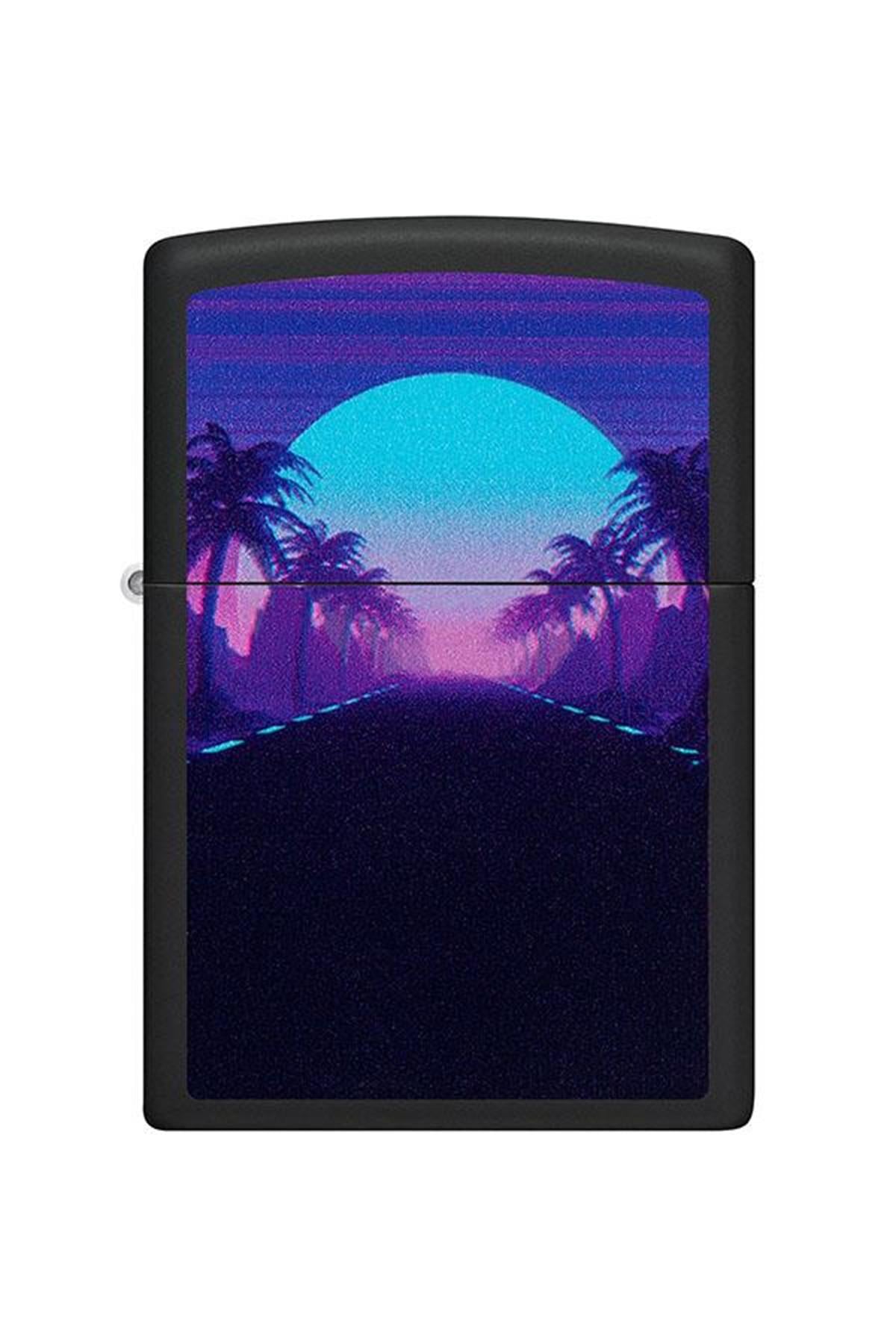Zippo Çakmak 49809-093925 Sunset Black Light Design