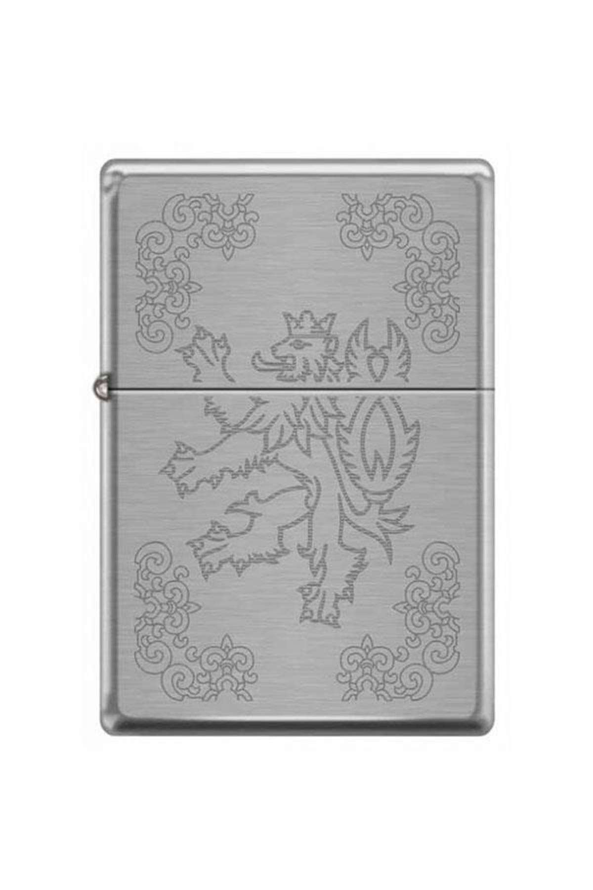 TR5068,Zippo Çakmak Vintage Czech Lion