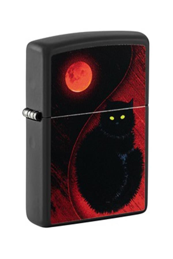 Zippo Çakmak 48453-099400 Black Cat Design