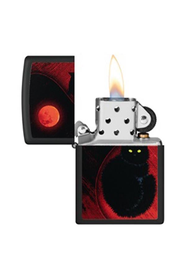 Zippo Çakmak 48453-099400 Black Cat Design