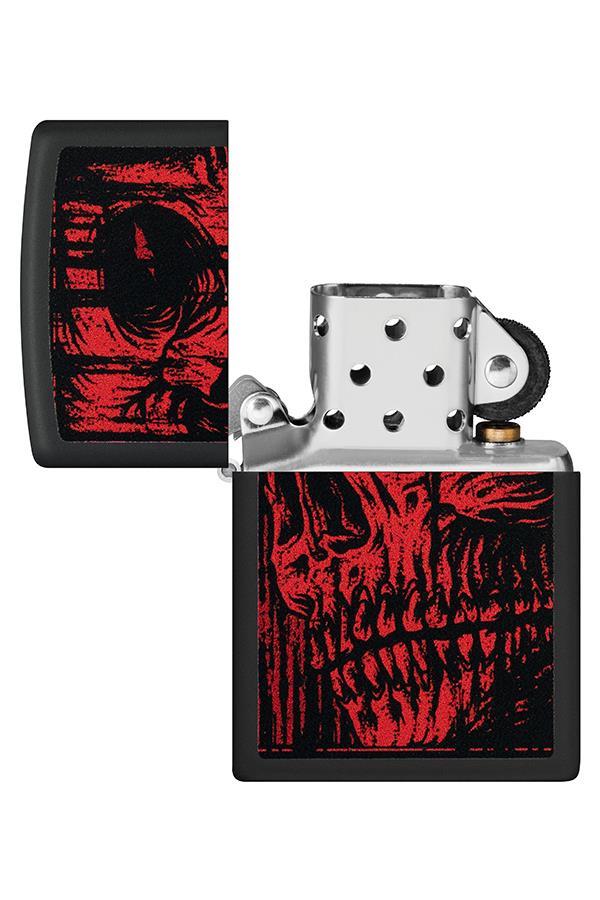 Zippo Çakmak 49775-093910 Red Skull Design
