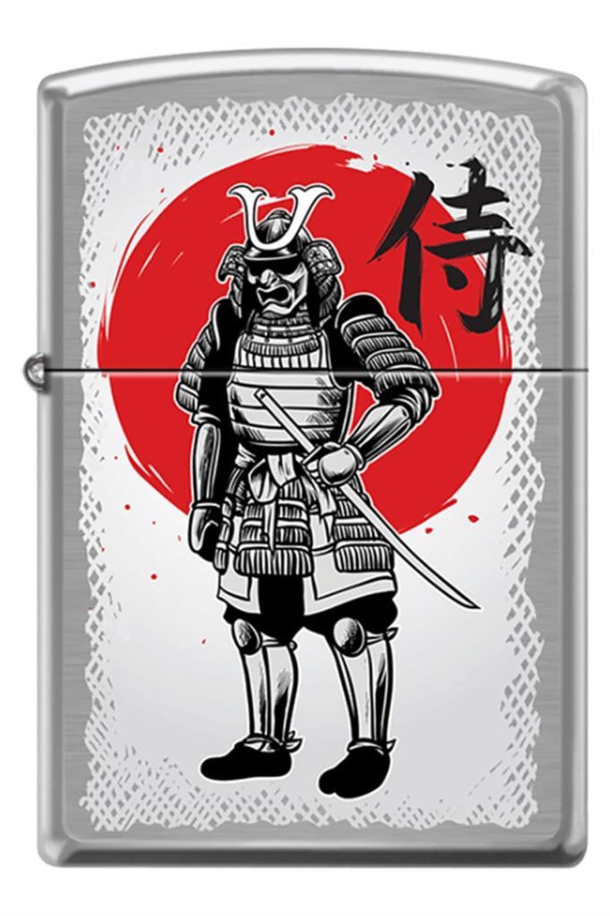 TR5518,Zipo Çakmak Samurai Warrior