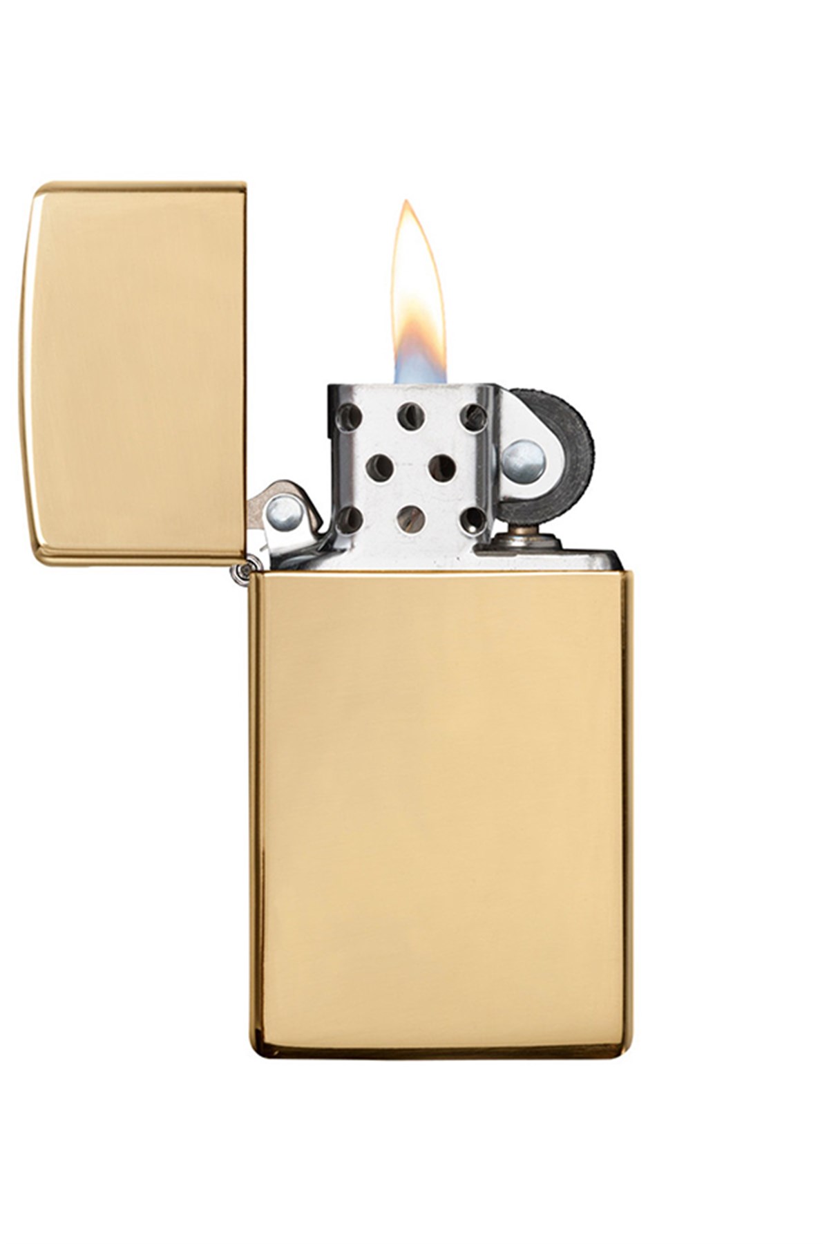 Zippo Çakmak 1654B-000157 High Polish Brass Slim Brass WO/S B