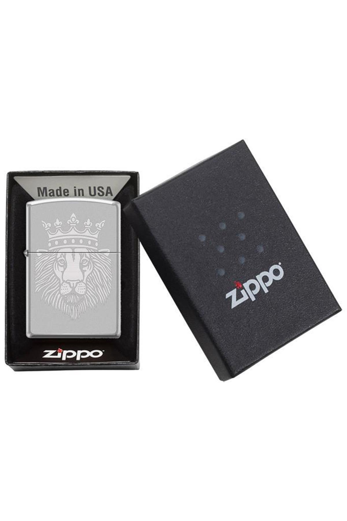 Zippo Çakmak 205-106661 Lion Design Laser 2