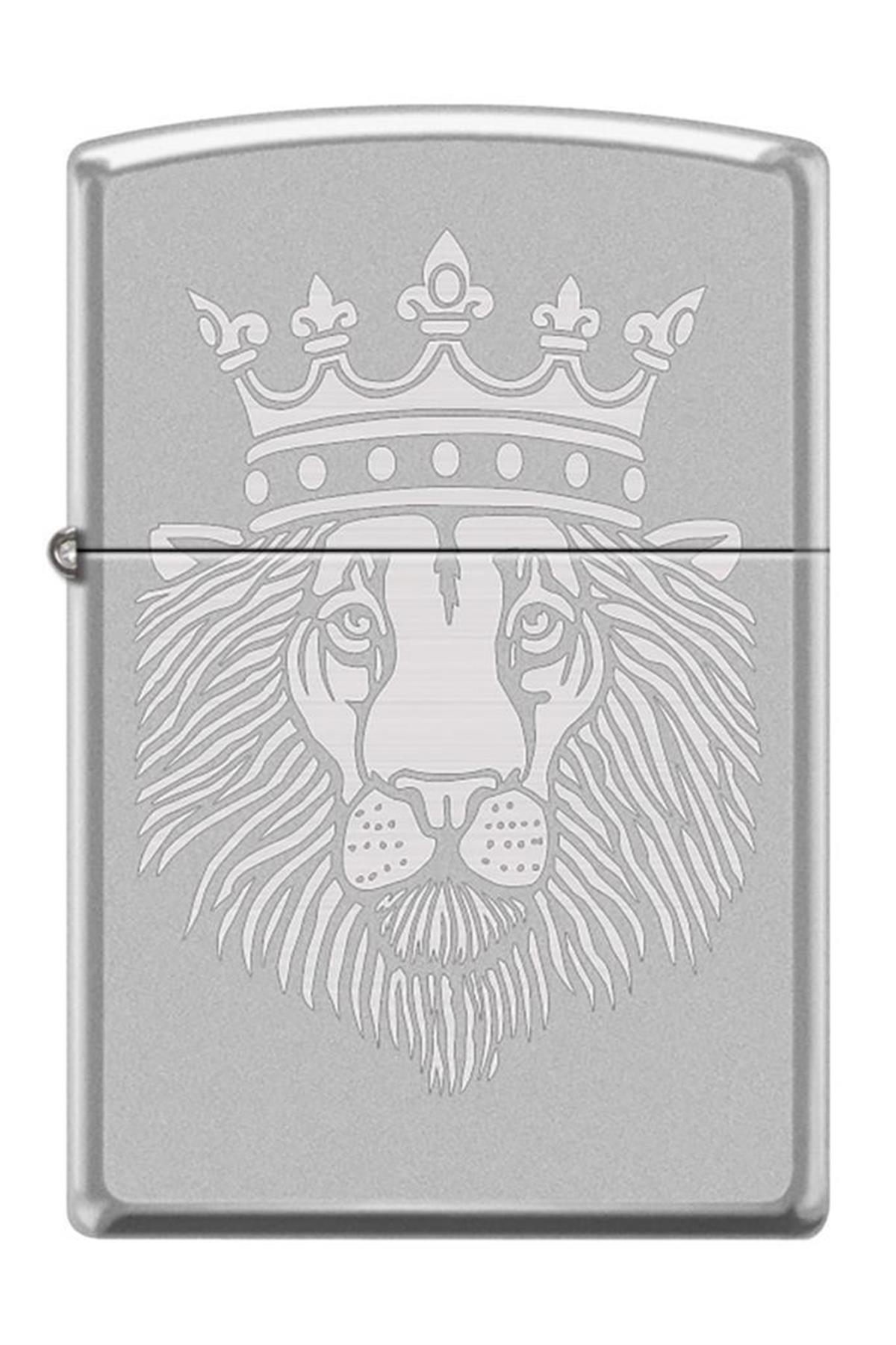 Zippo Çakmak 205-106661 Lion Design Laser 2