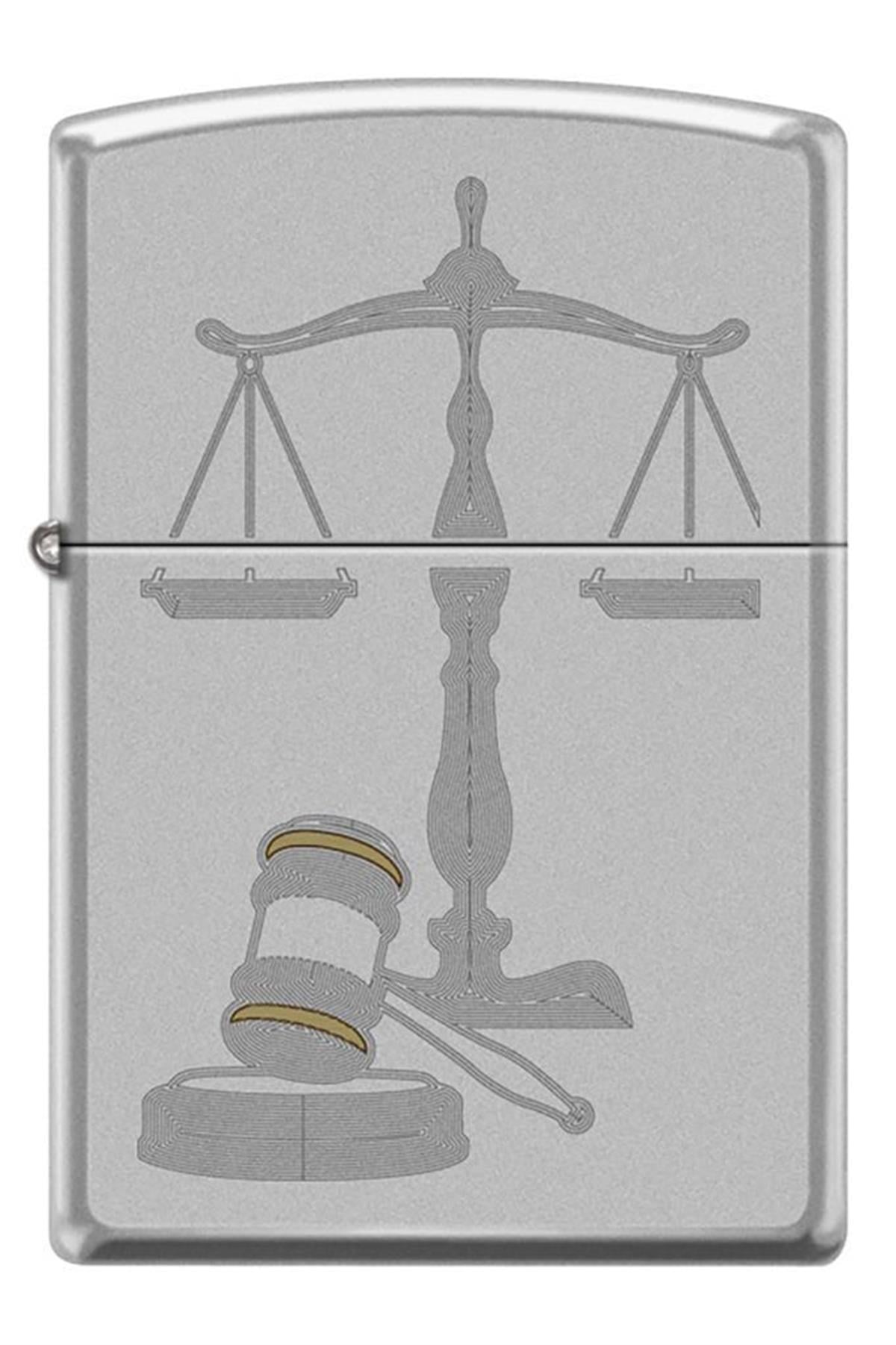 Zippo Çakmak 205-107334 Justice With Gavel
