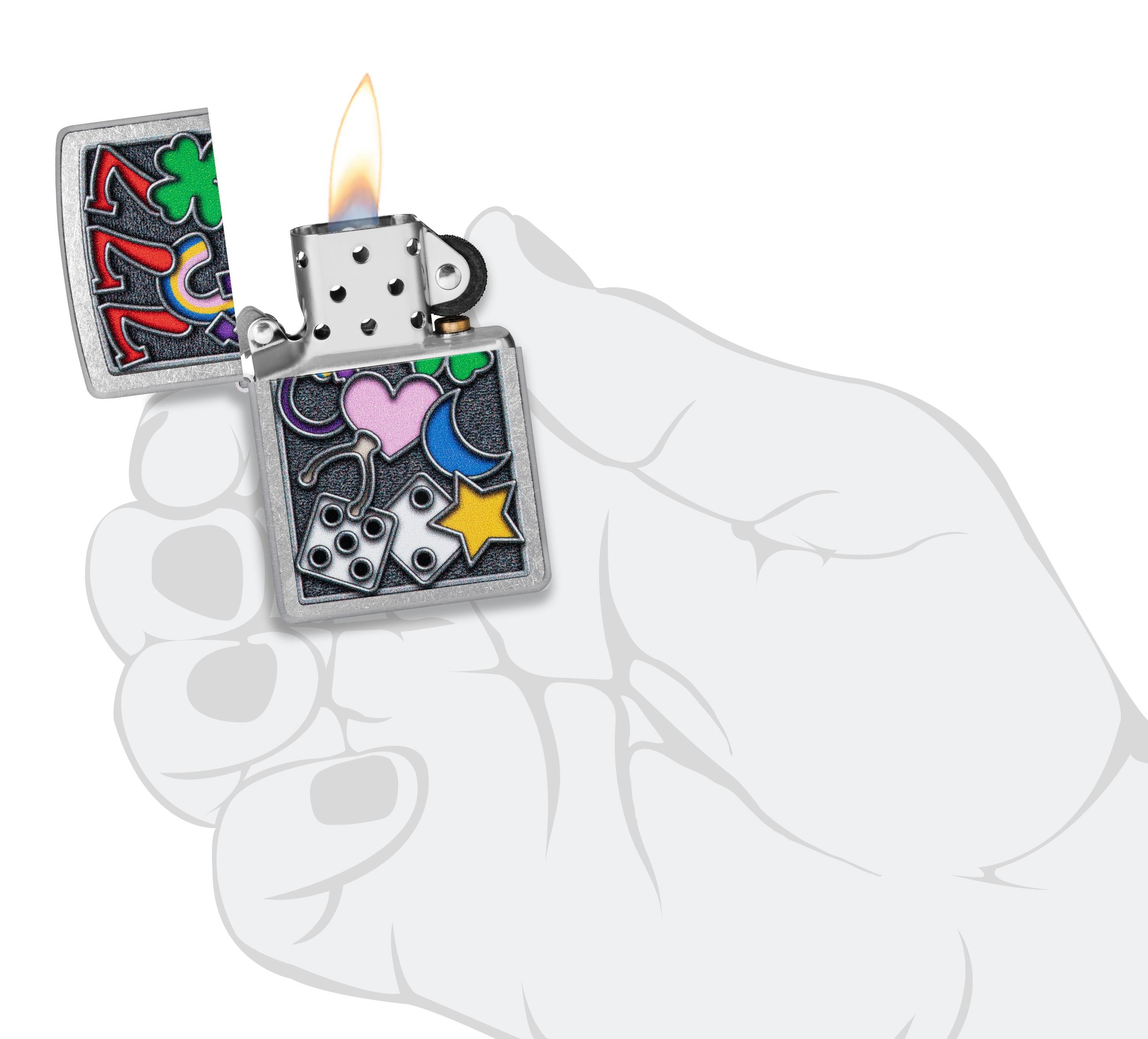 Zippo Çakmak 207 All Luck Design 48682-106799
