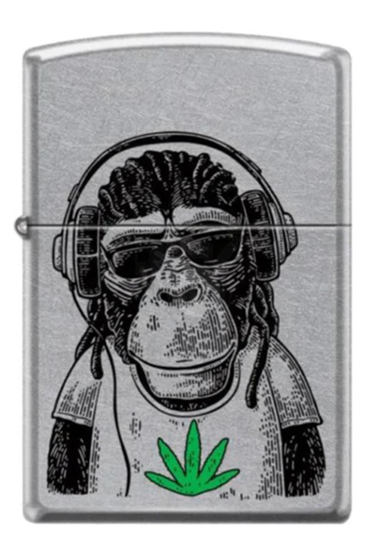 TR5520,Zippo Çakmak 207 Monkey's Weed Tee