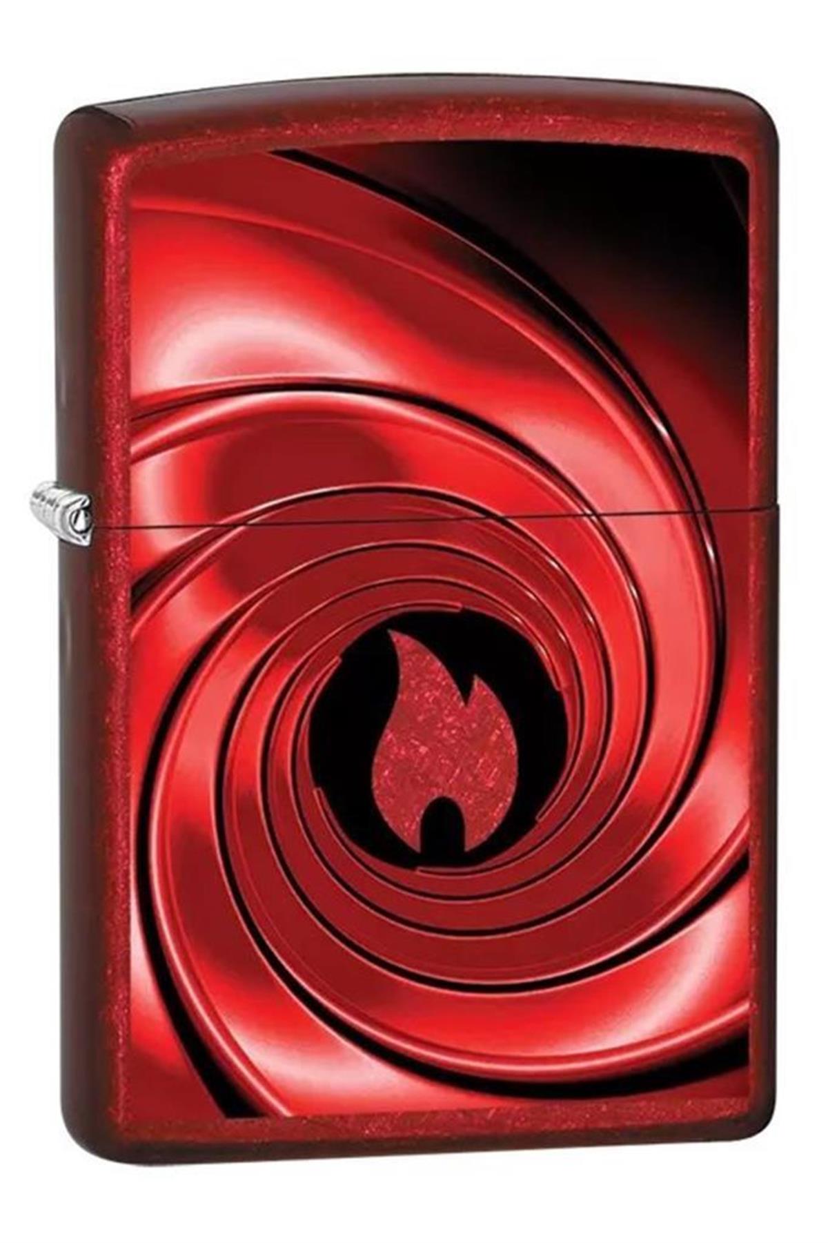 Zippo Çakmak 21063-105726 Red Swirl Design