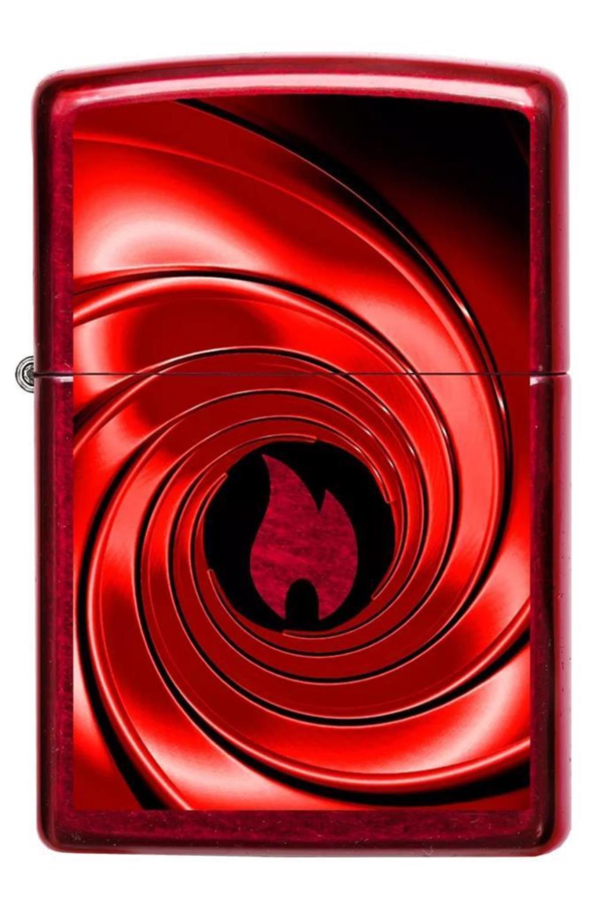 Zippo Çakmak 21063-105726 Red Swirl Design
