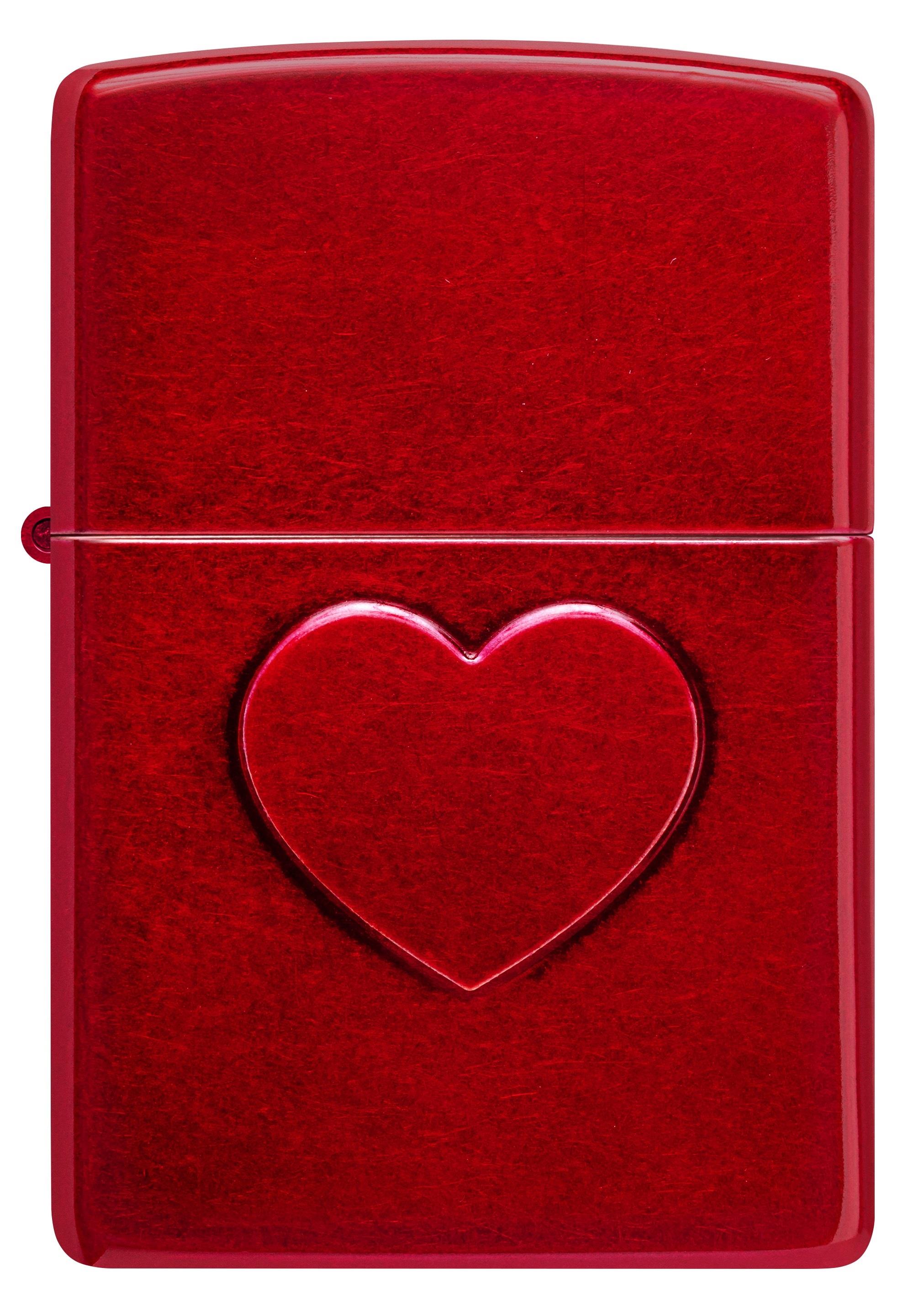 Zippo Çakmak 21063 Stamped Heart Design 46588-119889