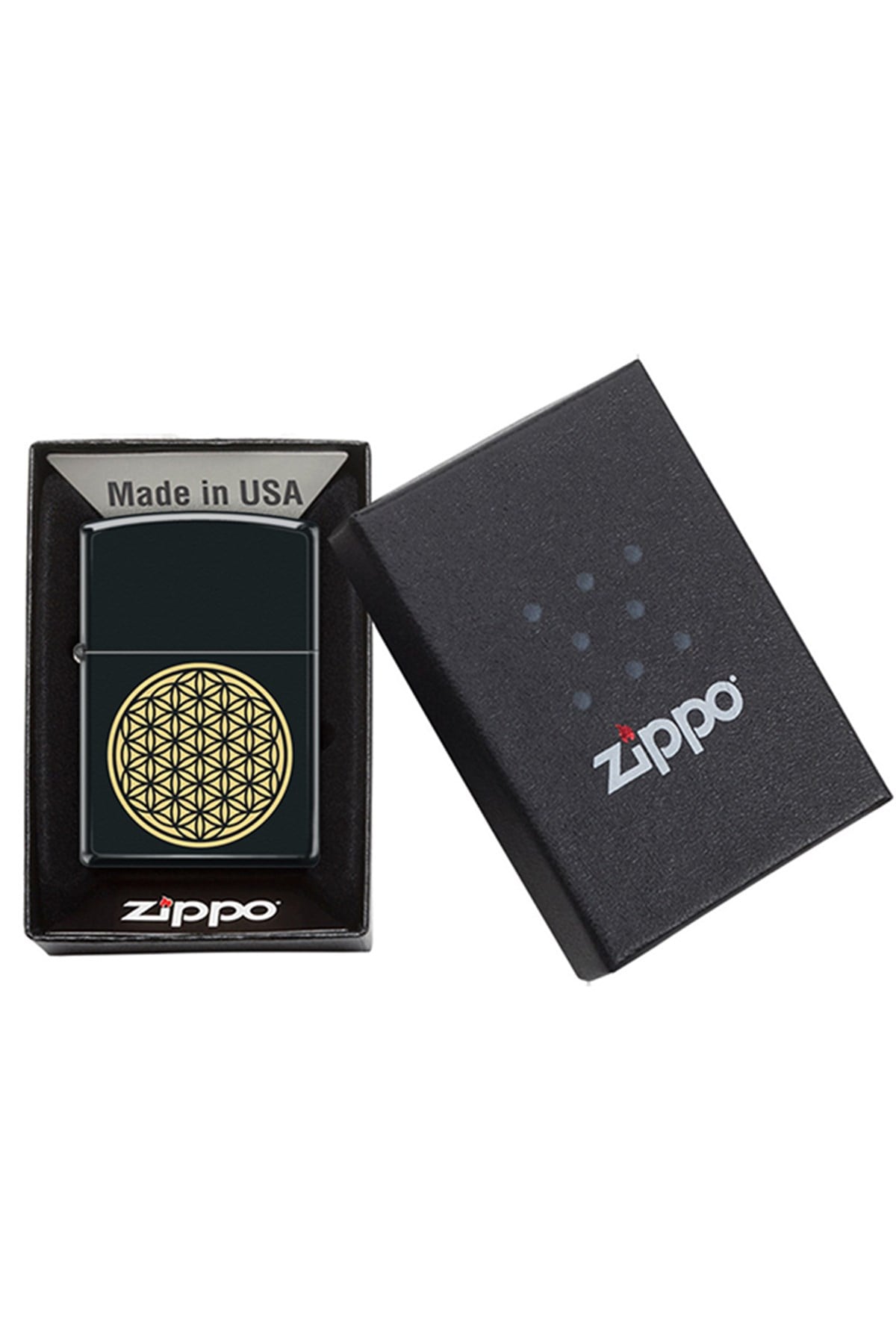 Zippo Çakmak 218-087913 Flower of Life Design 2