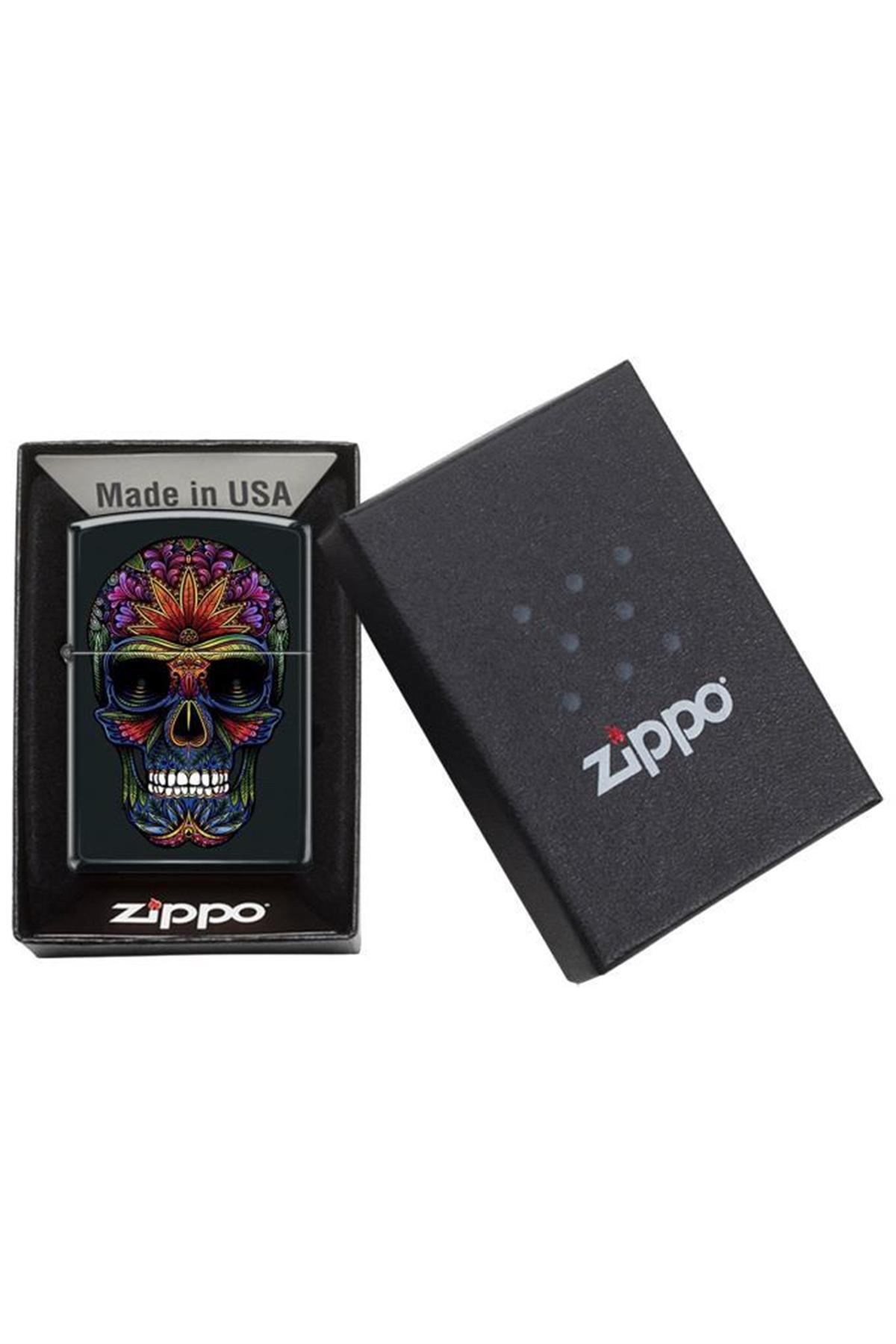 Zippo Çakmak 218-106481 Sugar Skull Tatoo