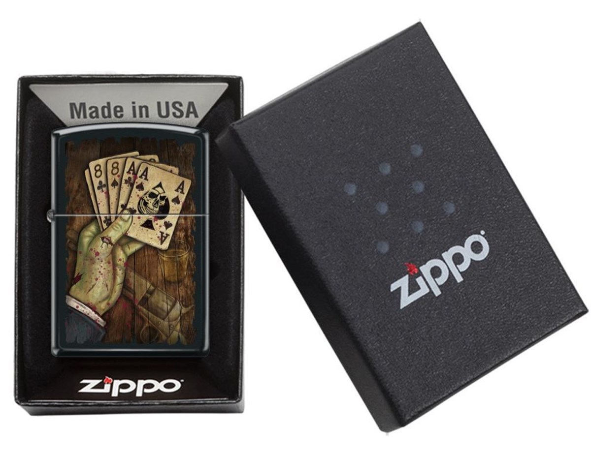 Zippo Çakmak 218 Dead Mans Hand Design 218-087931
