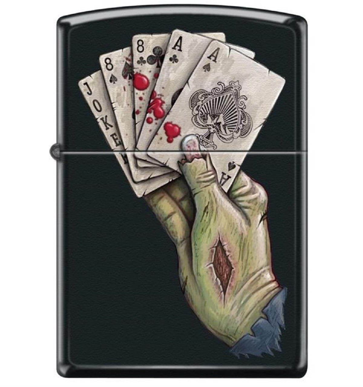 Zippo Çakmak 218 Dead Mans Hand Design 218-080348