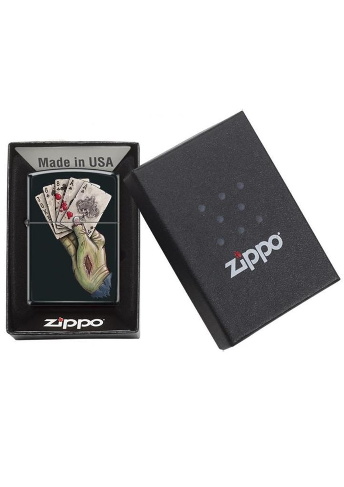 Zippo Çakmak 218 Dead Mans Hand Design 218-080348