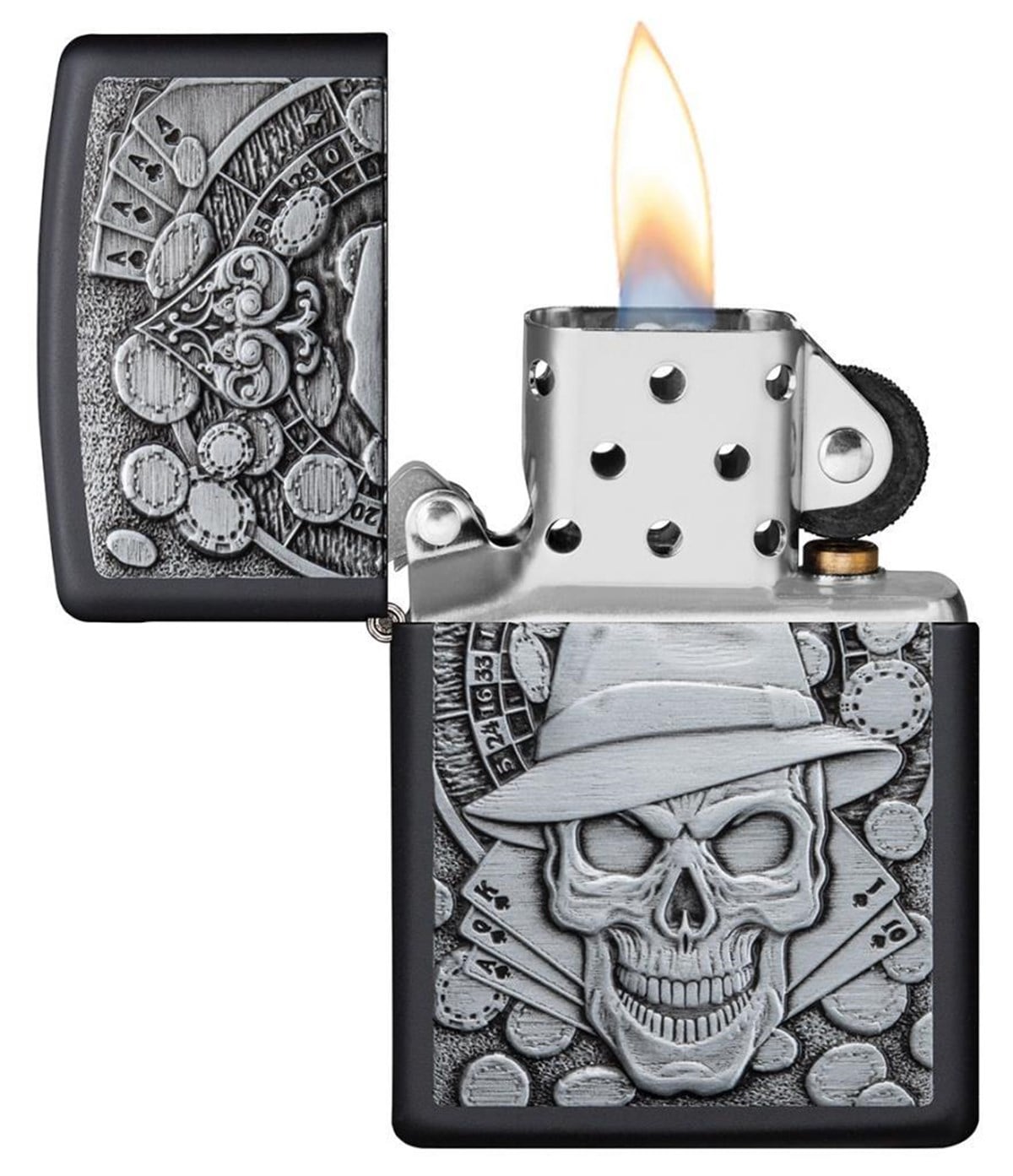 Zippo Çakmak 218 Gambling Skull 49183-078935
