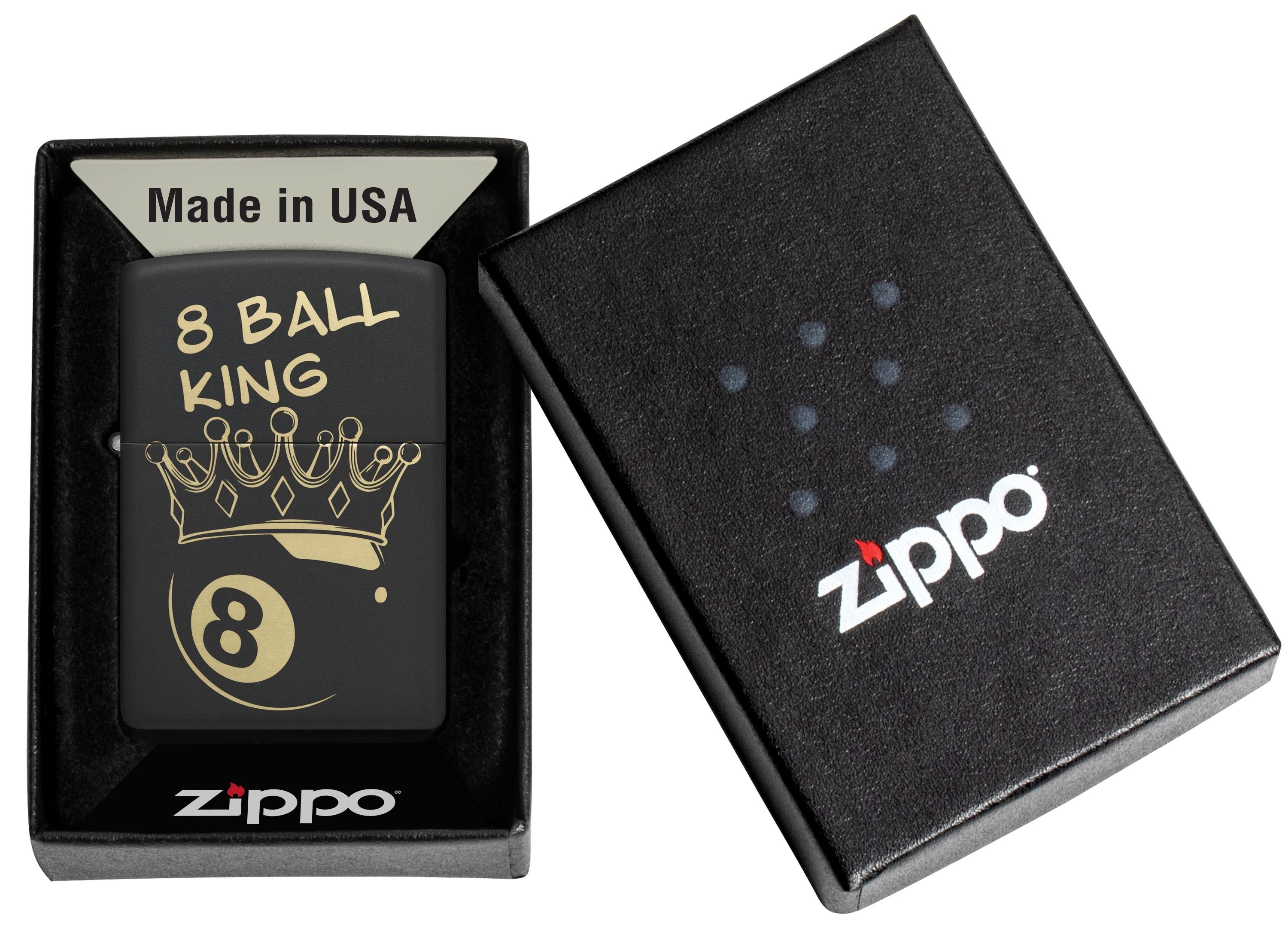 Zippo Çakmak 218 King 8 Ball Design 46291-119961