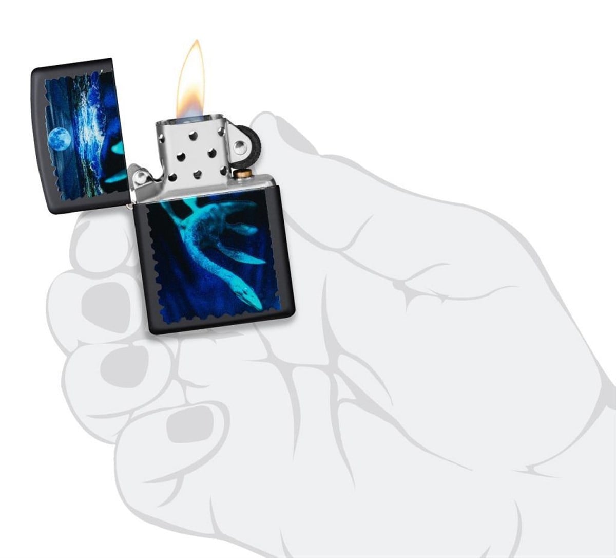 Zippo Çakmak 218 Lock Ness Design 49697-090624