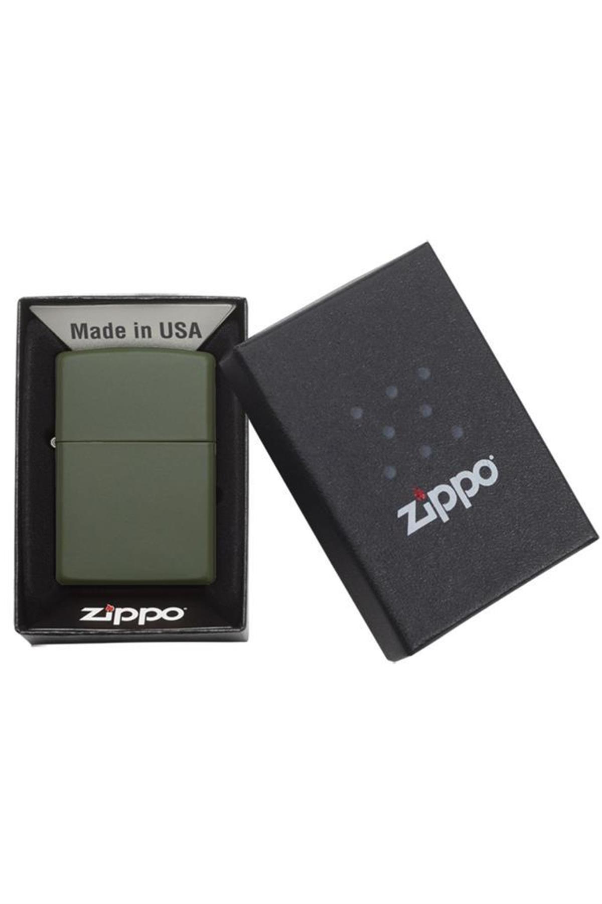 Zippo Çakmak 221-000211 Regular Green Matte