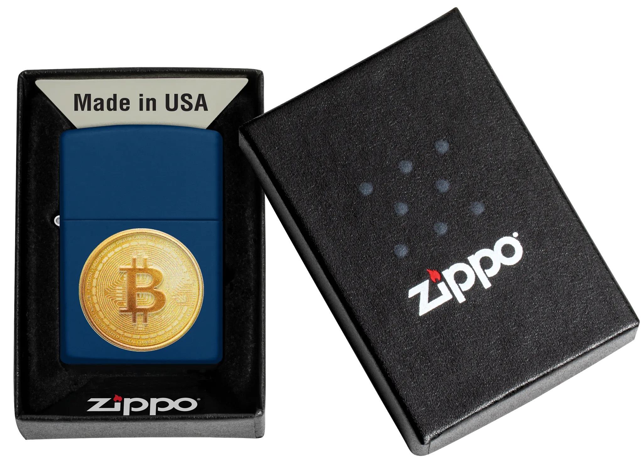 Zippo Çakmak 239 Bitcoin Texture Design 48068-127438