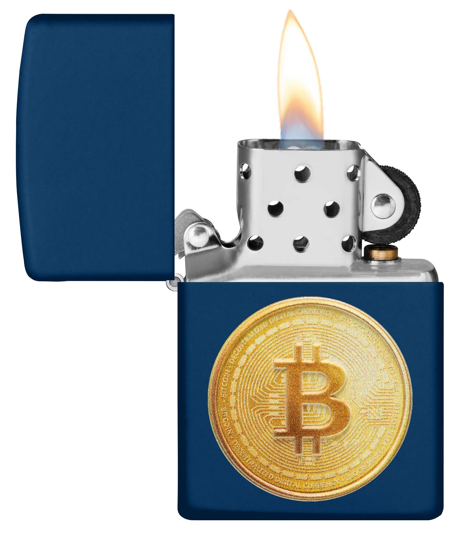 Zippo Çakmak 239 Bitcoin Texture Design 48068-127438