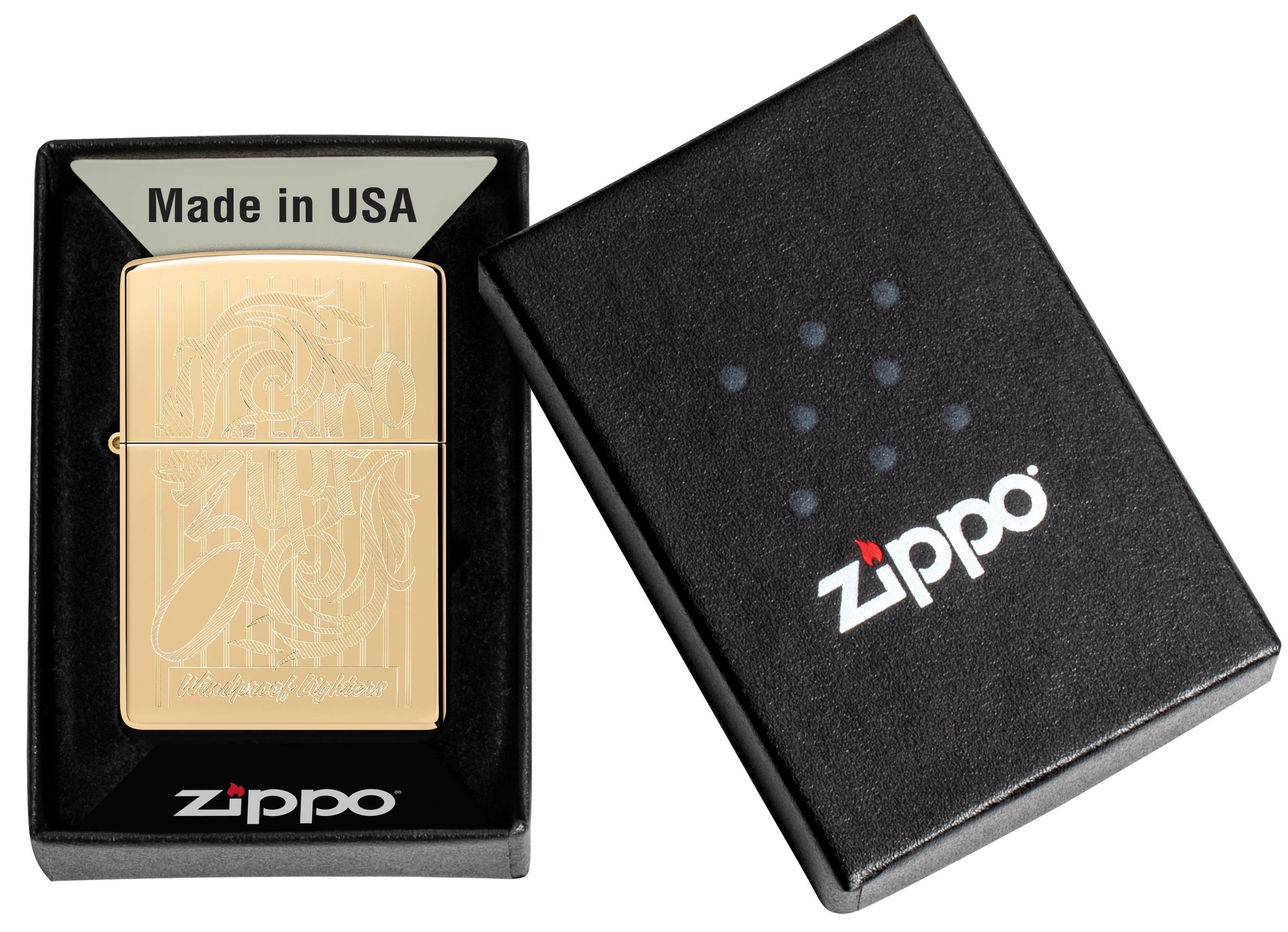 Zippo Çakmak 254B Zippo Windproof Lighter Design 46568-120466