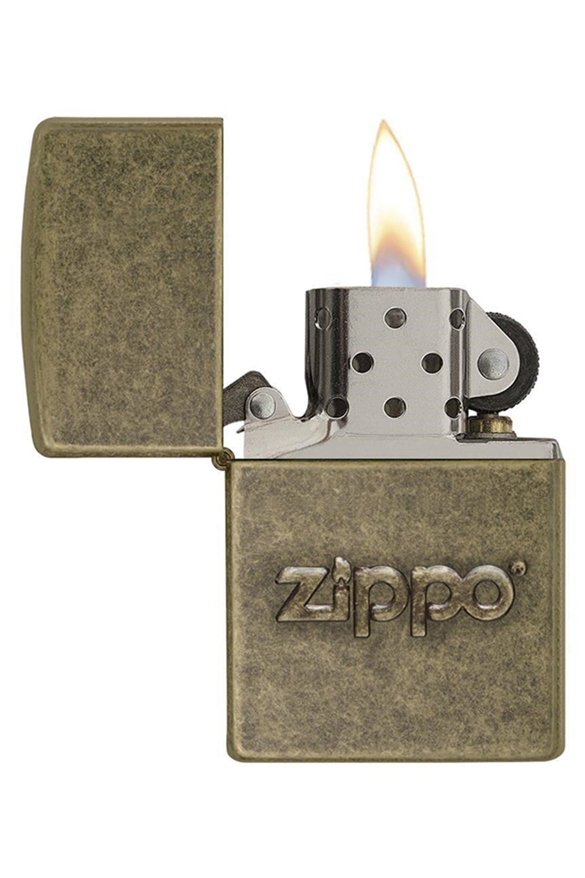Zippo Çakmak 28994-000003 Zippo Stamp Antiqued Brass