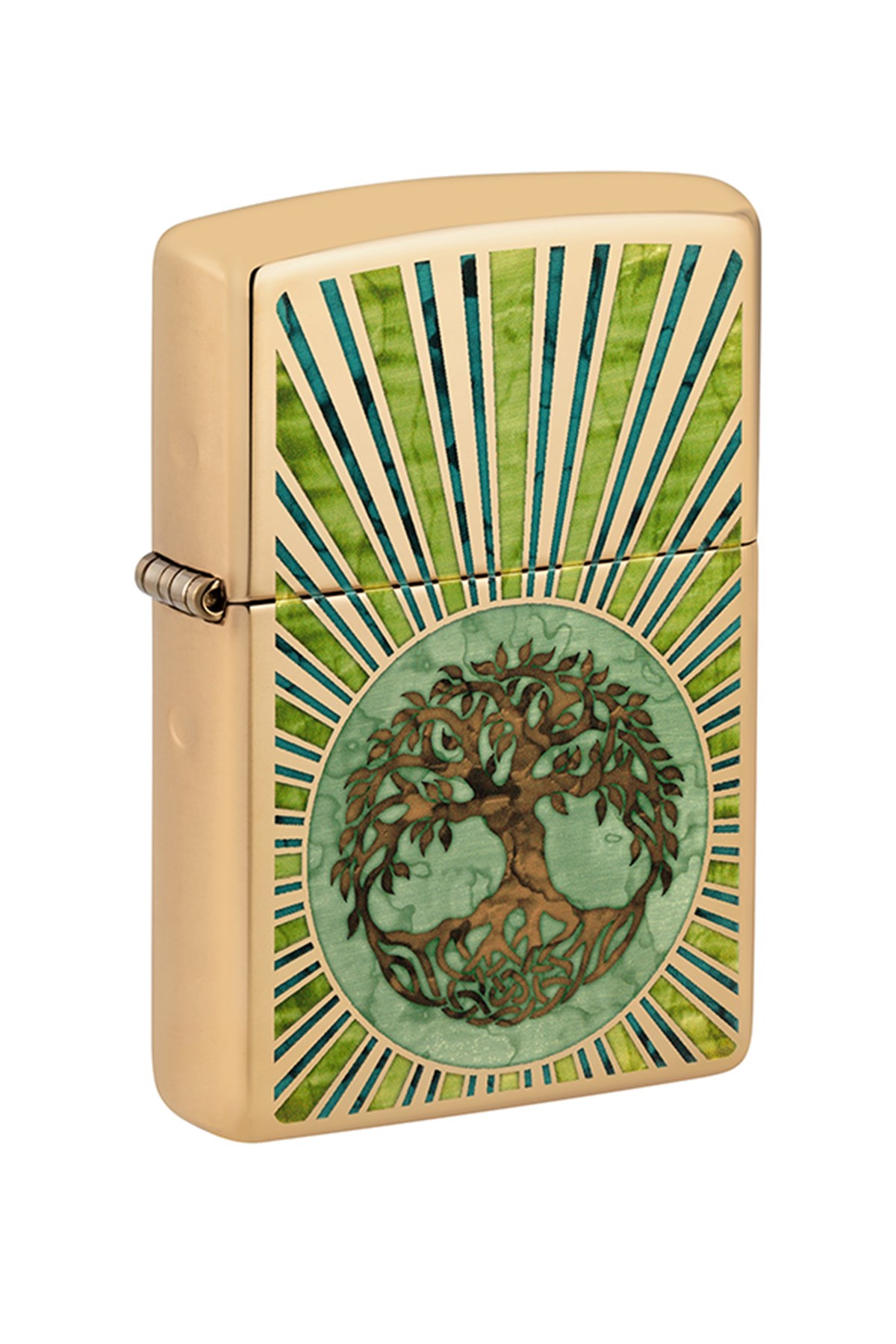 Zippo Çakmak 48391-099395 High Polish Brass Spiritual Design