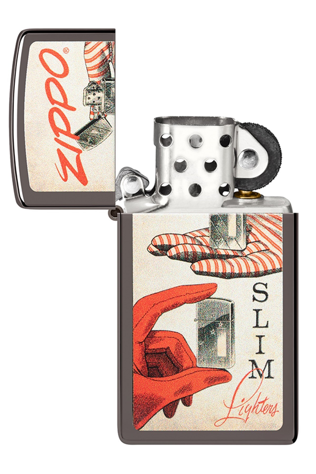 Zippo Çakmak 48396-099386 Black Ice Zippo Design